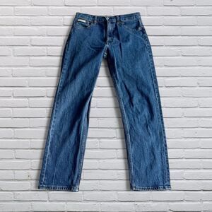 Calvin Klein Denim Blue Original Straight Jeans